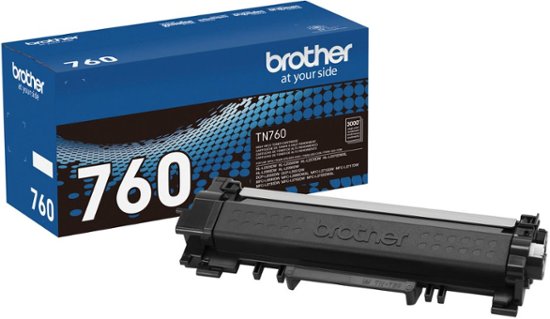 Brother - TN760 High-Yield Toner Cartridge - Black-Black