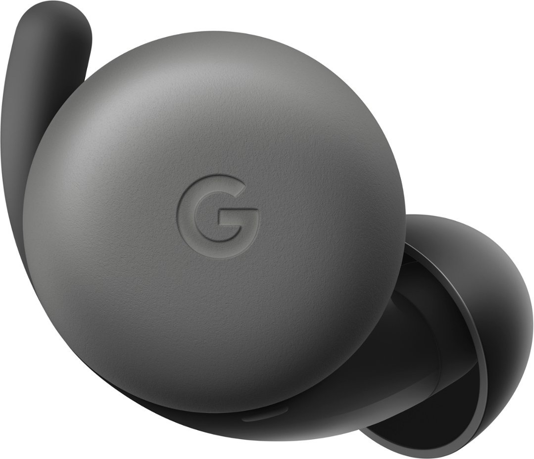 Google - Pixel Buds A-Series True Wireless In-Ear Headphones - Charcoal-Charcoal