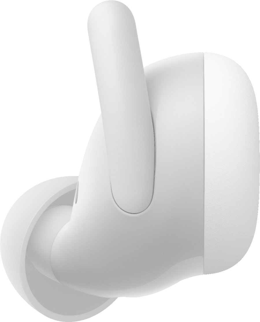 Google - Pixel Buds A-Series True Wireless In-Ear Headphones - Clearly White-Clearly White