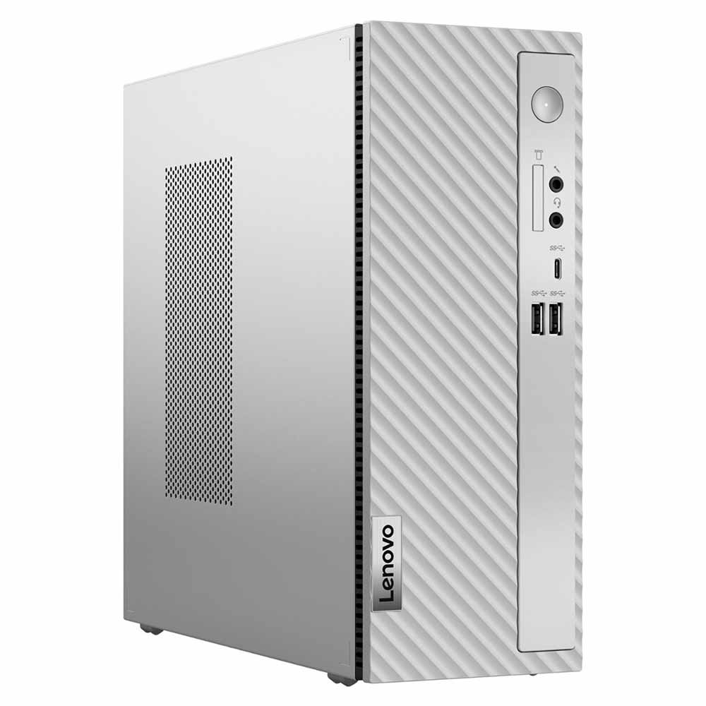 Lenovo - IdeaCentre 3i Desktop - Intel Celeron G6900 - 8GB Memory - 256GB SSD - Cloud Grey-Intel Celeron-8 GB Memory-256 GB-Cloud Grey