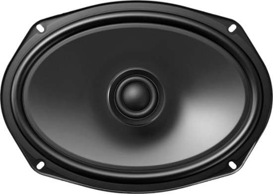 Sony - 6" x 9" 2-way Coaxial Speakers (Pair) - Black-Black