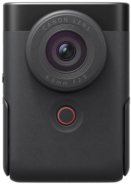 Canon - PowerShot V10 4K Video 20.9-Megapixel Digital Camera for Vloggers and Content Creators - Black-Black