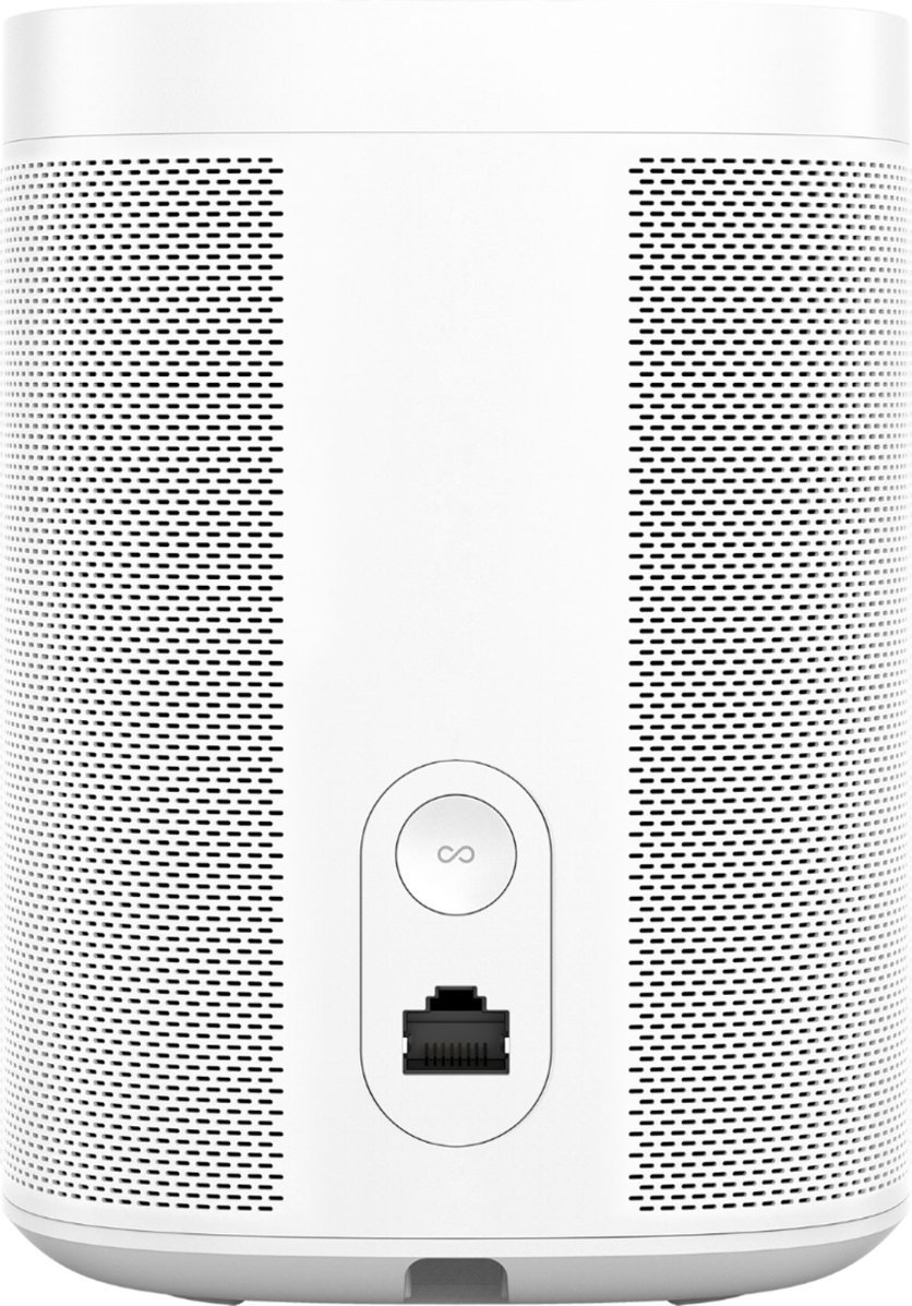 Sonos - One (Gen 2) Smart Speaker with Voice Control built-in - White-White