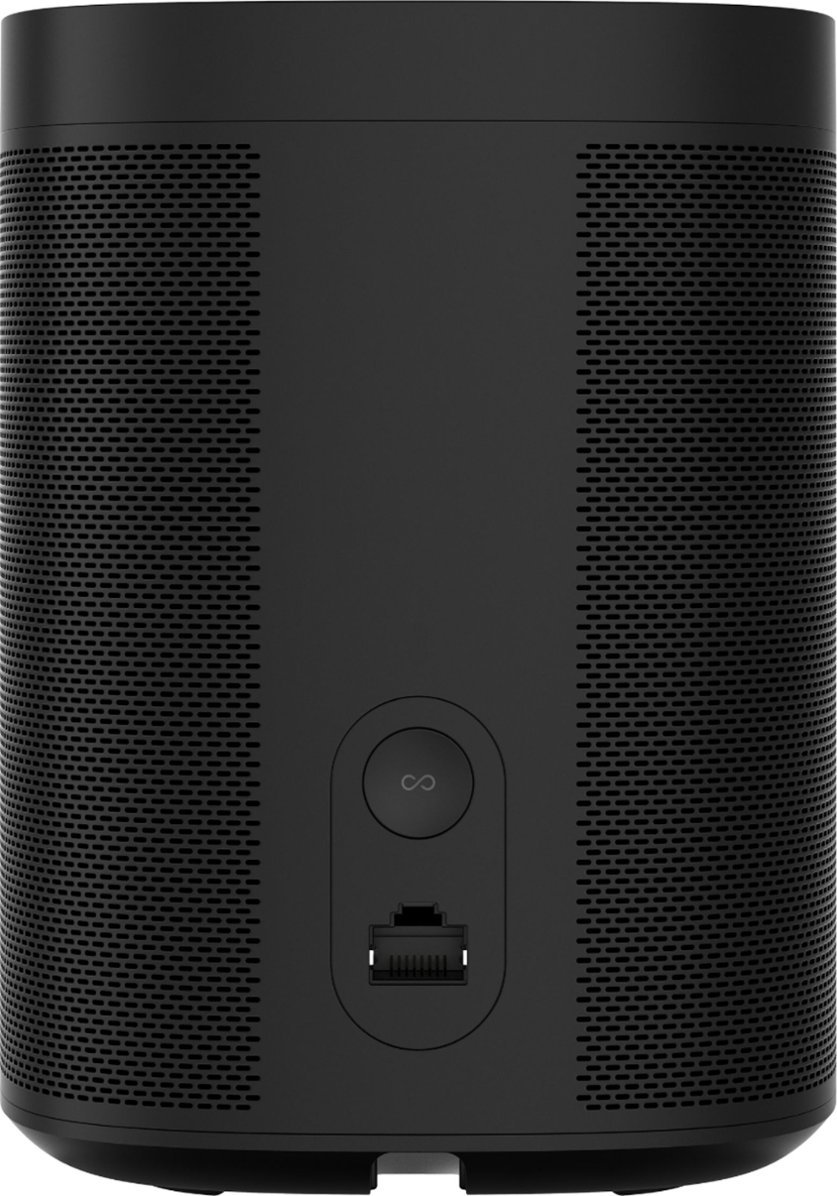 Sonos - One (Gen 2) Smart Speaker with Voice Control built-in - Black-Black