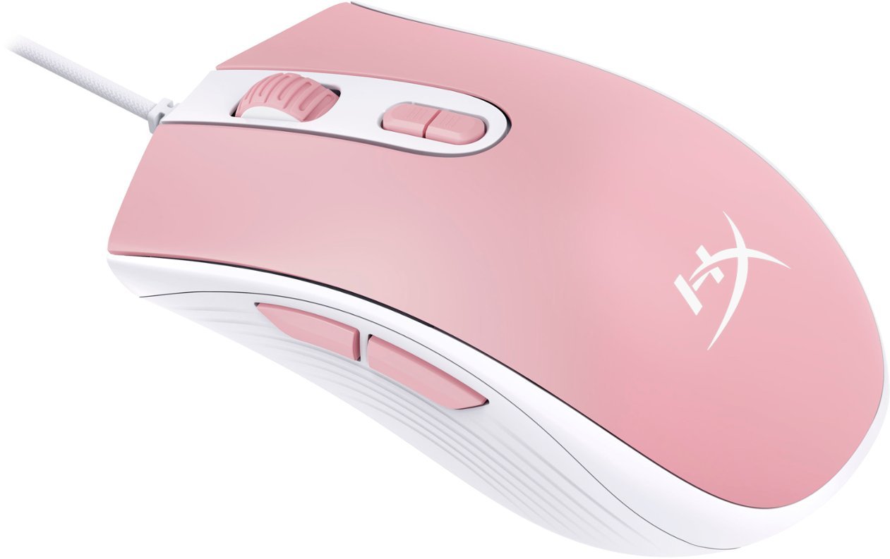 HyperX - Pulsefire Core Wired Optical Gaming Mouse with RGB Lighting - Pink-Pink