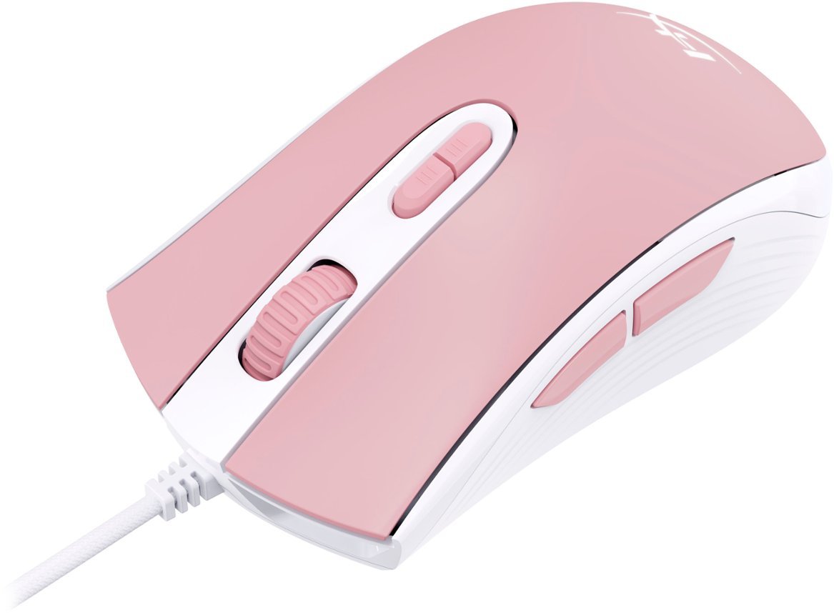 HyperX - Pulsefire Core Wired Optical Gaming Mouse with RGB Lighting - Pink-Pink