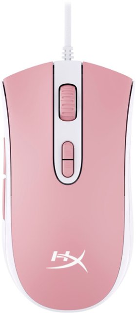 HyperX - Pulsefire Core Wired Optical Gaming Mouse with RGB Lighting - Pink-Pink