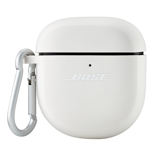 Bose - Silicone Case Cover for QuietComfort Earbuds II - Soapstone-Soapstone