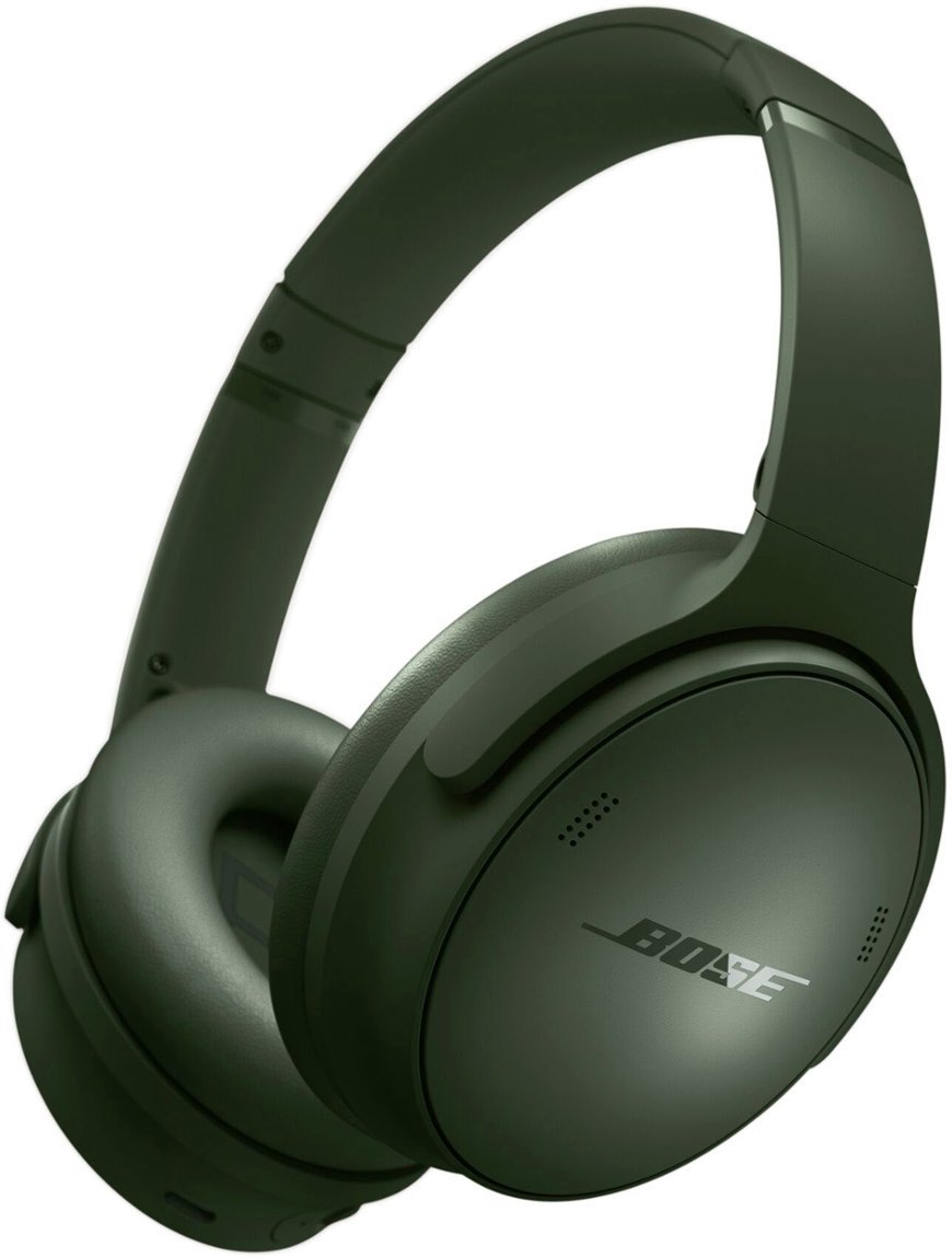 Bose - QuietComfort 45 Wireless Noise Cancelling Over-the-Ear Headphones - Eclipse Grey-Eclipse Grey