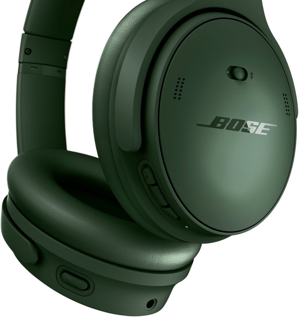 Bose - QuietComfort 45 Wireless Noise Cancelling Over-the-Ear Headphones - Eclipse Grey-Eclipse Grey