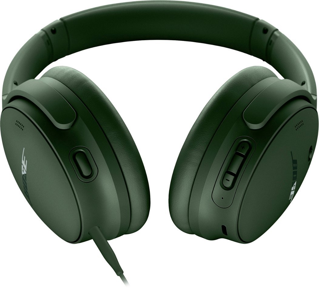 Bose - QuietComfort 45 Wireless Noise Cancelling Over-the-Ear Headphones - Eclipse Grey-Eclipse Grey