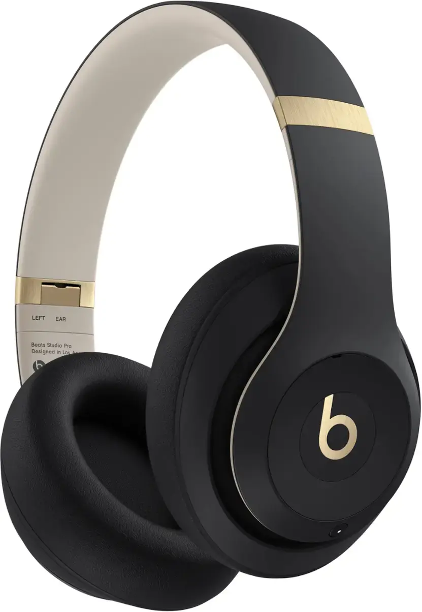 Beats Studio Pro - Wireless Noise Cancelling Over-the-Ear Headphones - Black & Gold