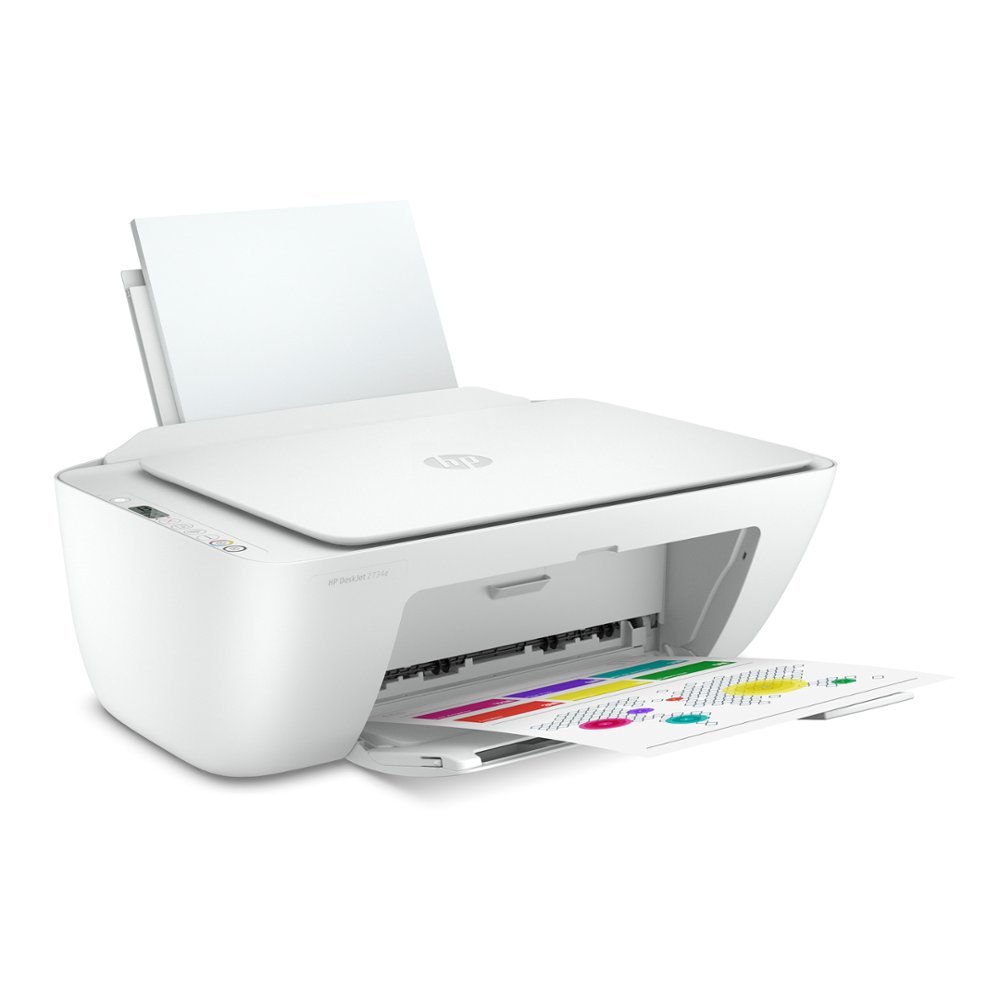 HP - DeskJet 2734e Wireless All-In-One Inkjet Printer with 6 months of Instant Ink included from HP+ - White