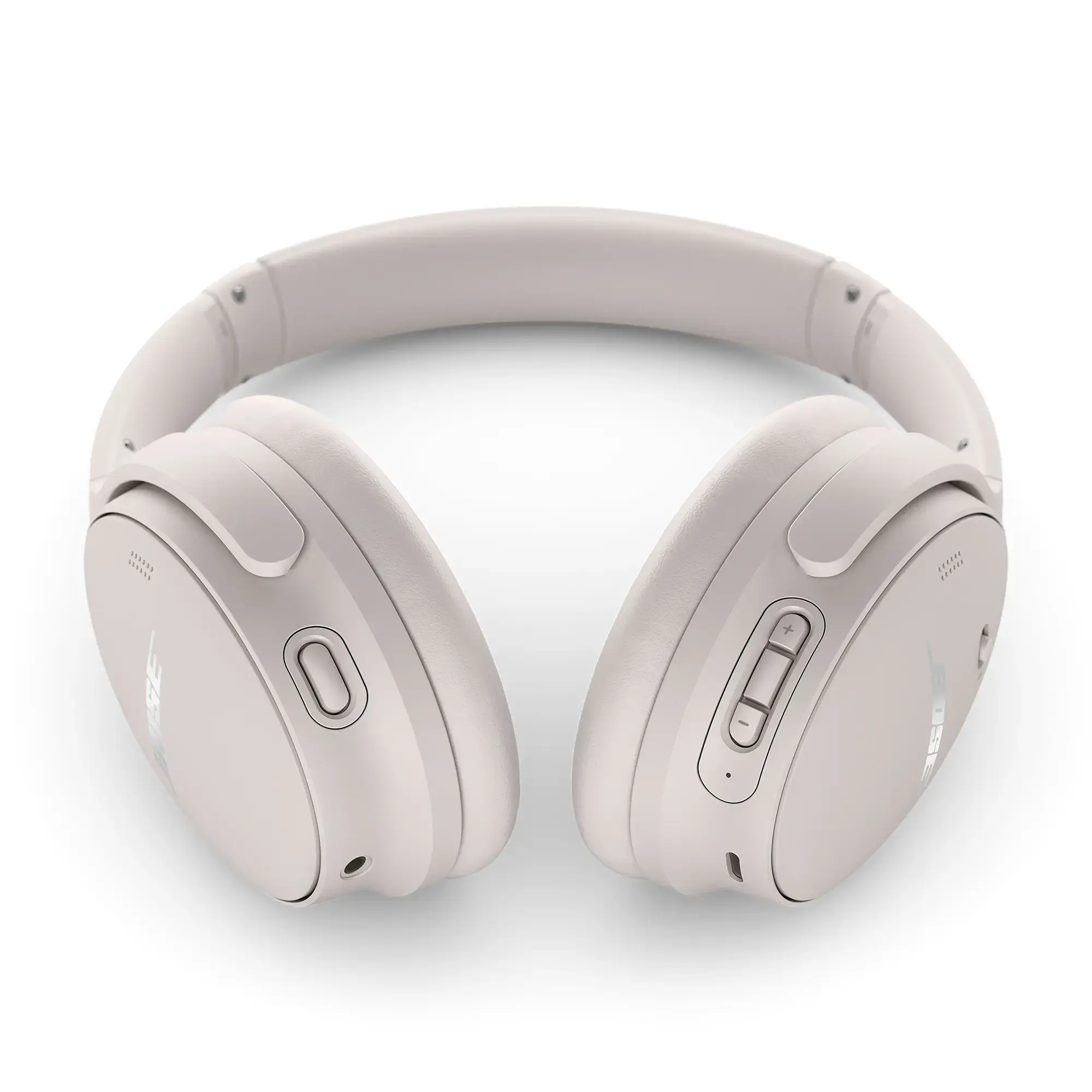 Bose - QuietComfort Wireless Noise Cancelling Over-the-Ear Headphones - White Smoke-White Smoke