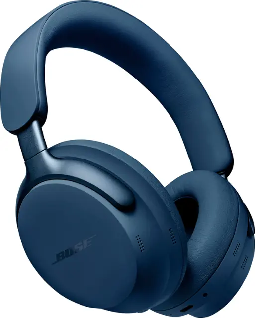 Bose - QuietComfort Ultra Wireless Noise Cancelling Over-the-Ear Headphones - Lunar Blue-Lunar Blue