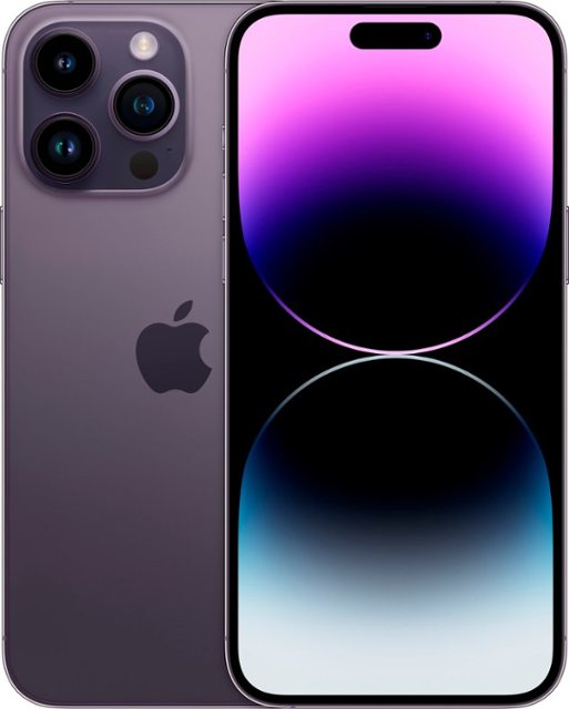 Apple - iPhone 14 Pro Max 256GB - Deep Purple (Verizon)-256 GB-Deep Purple