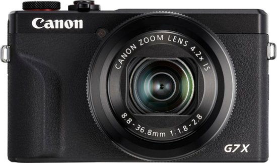 Canon - PowerShot G7 X Mark III 20.1-Megapixel Digital Camera - Black-Black