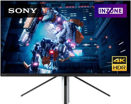 Sony - 27” INZONE M9 4K HDR 144Hz Gaming Monitor with Full Array Local Dimming and NVIDIA G-SYNC - White-White