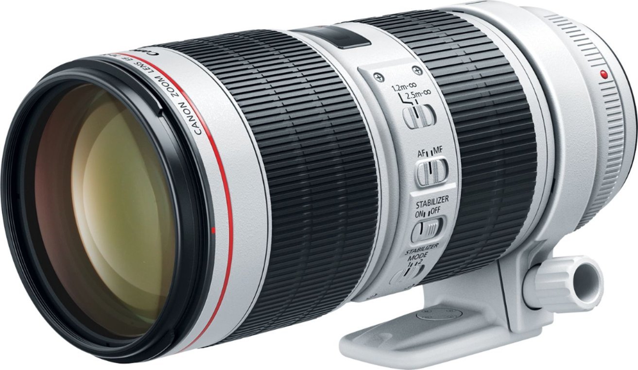 Canon - EF70-200mm F2.8L IS III USM Optical Telephoto Zoom Lens for EOS DSLR Cameras - White-White