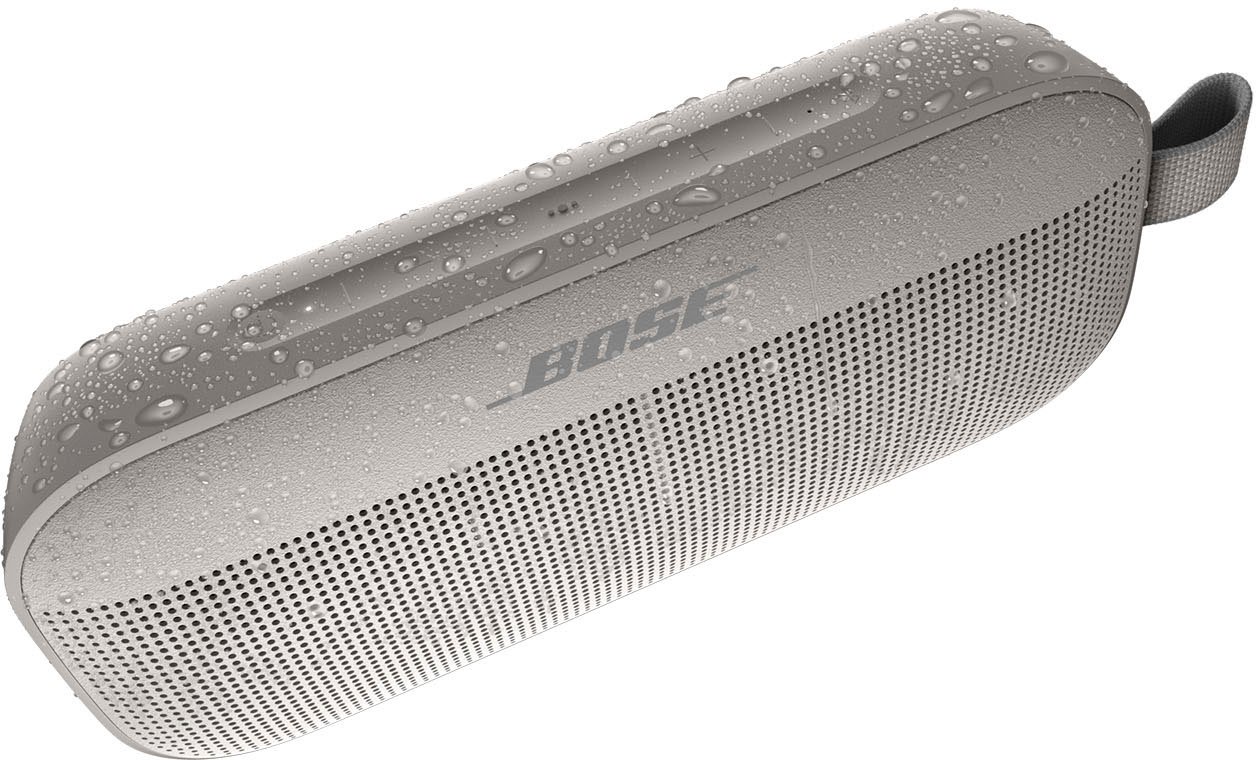 Bose - SoundLink Flex Portable Bluetooth Speaker with Waterproof/Dustproof Design - White Smoke-White Smoke