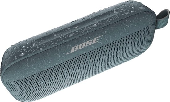 Bose - SoundLink Flex Portable Bluetooth Speaker with Waterproof/Dustproof Design - Stone Blue-Stone Blue