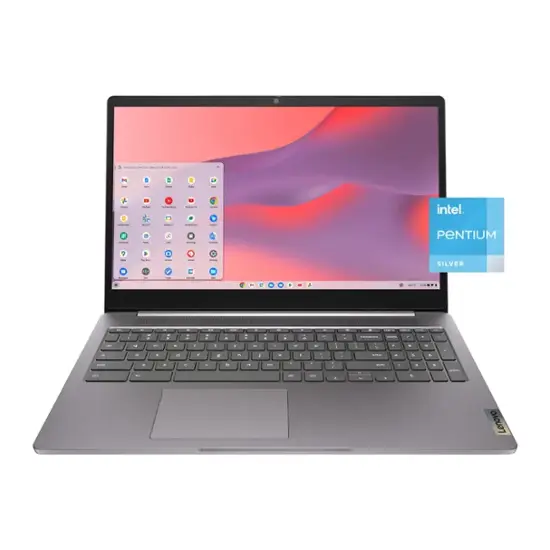 Lenovo - IdeaPad 3i Chromebook Laptop - 15" FHD Touch Screen - Pentium Silver N6000 - 8GB Memory - 128GB SSD - Arctic Grey-8 GB Memory-128 GB-Arctic Grey