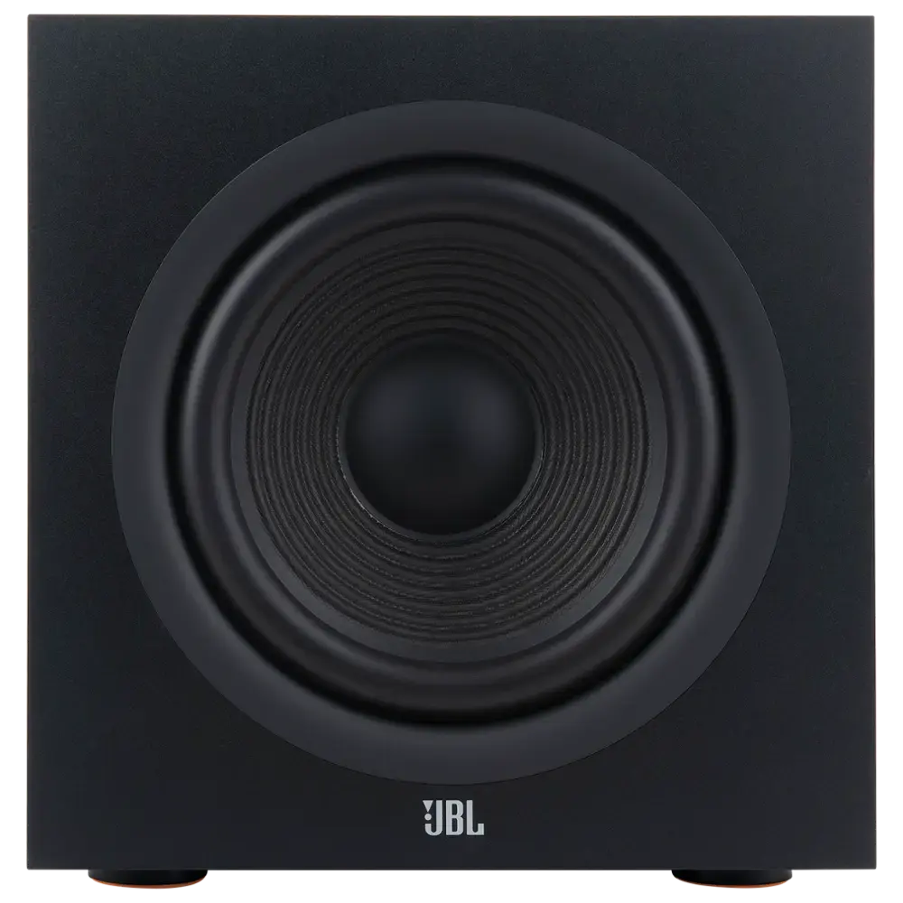 JBL - Stage 200P 10-Inch Powered Subwoofer - Espresso