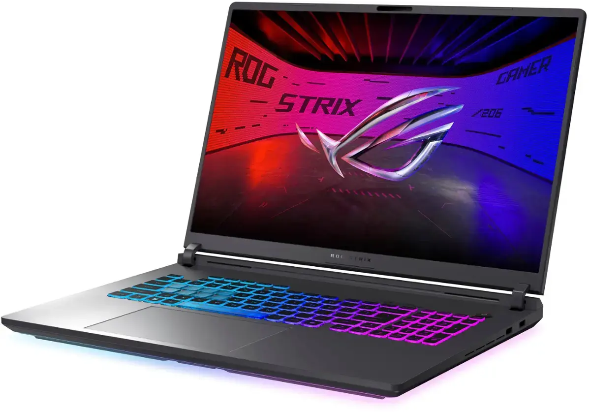 ASUS - ROG Strix G18 18" 2.5K 240Hz Gaming Laptop - Intel Core Ultra 9 HX - 32GB RAM - NVIDIA GeForce RTX 5080 - 2TB SSD - Eclipse Gray