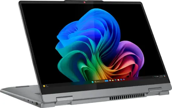 Lenovo - IdeaPad 5x - Copilot+ PC - 2-in-1 14" (WUXGA) Touchscreen Laptops- Snapdragon X Plus - 16GB - 512GB SSD - Luna Grey-14 inches-Qualcomm Snapdragon X Elite-16 GB Memory-512 GB-Luna Grey