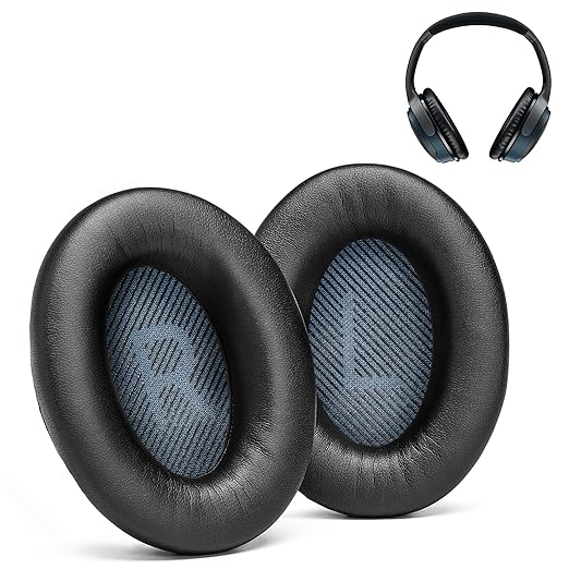 Bose - SoundLink Around-ear Wireless Headphones II Ear Cushion Kit - Black-Black