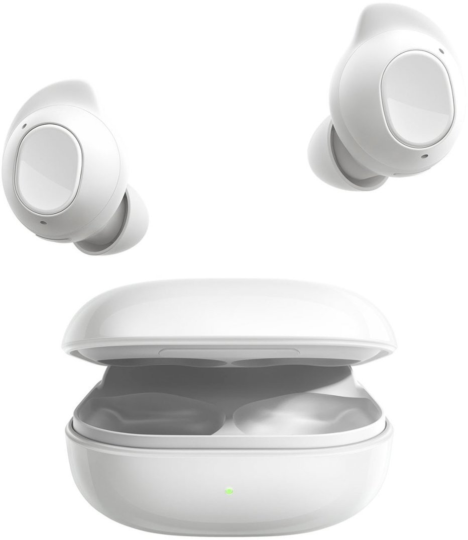 Samsung - Galaxy Buds FE Wireless Earbud Headphones - White-White