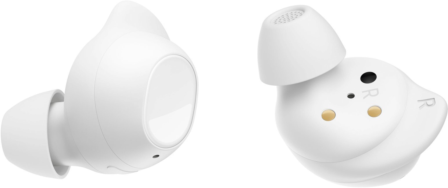 Samsung - Galaxy Buds FE Wireless Earbud Headphones - White-White