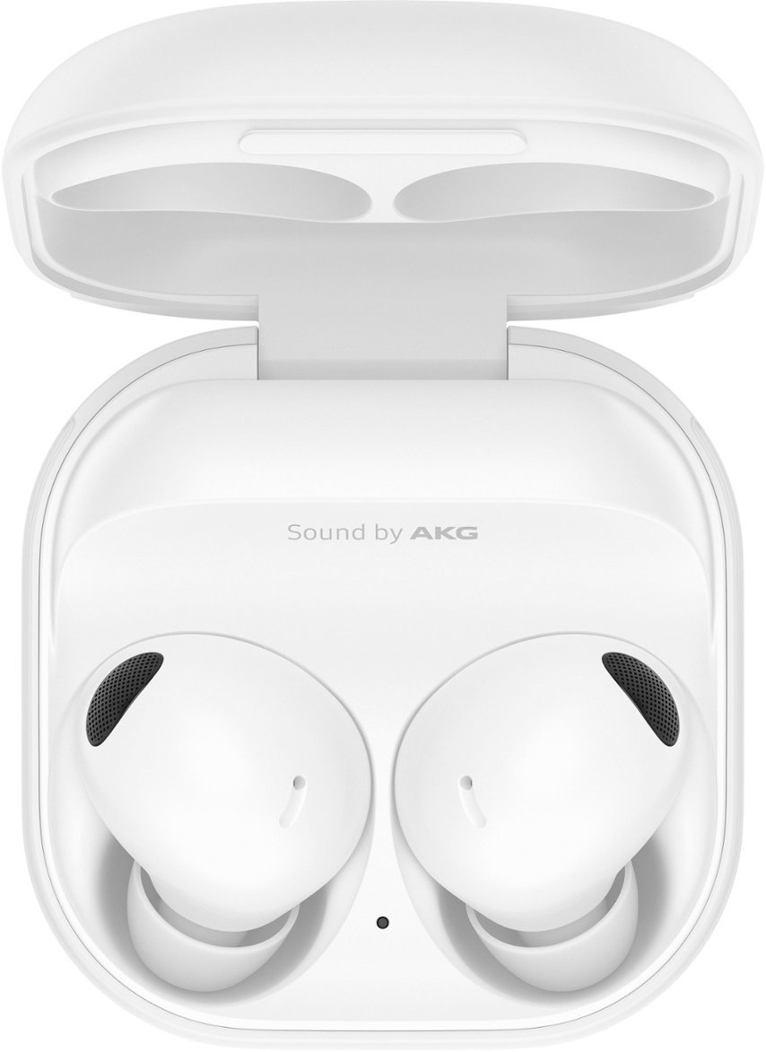 Samsung - Galaxy Buds2 Pro True Wireless Earbud Headphones - White-White