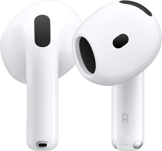 Apple - AirPods 4 with Active Noise Cancellation - White-White