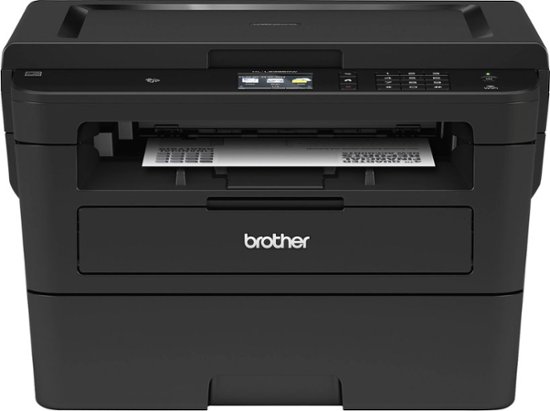 Brother - HL-L2395DW Wireless Black-and-White All-In-One Refresh Subscription Eligible Laser Printer - Gray-Gray