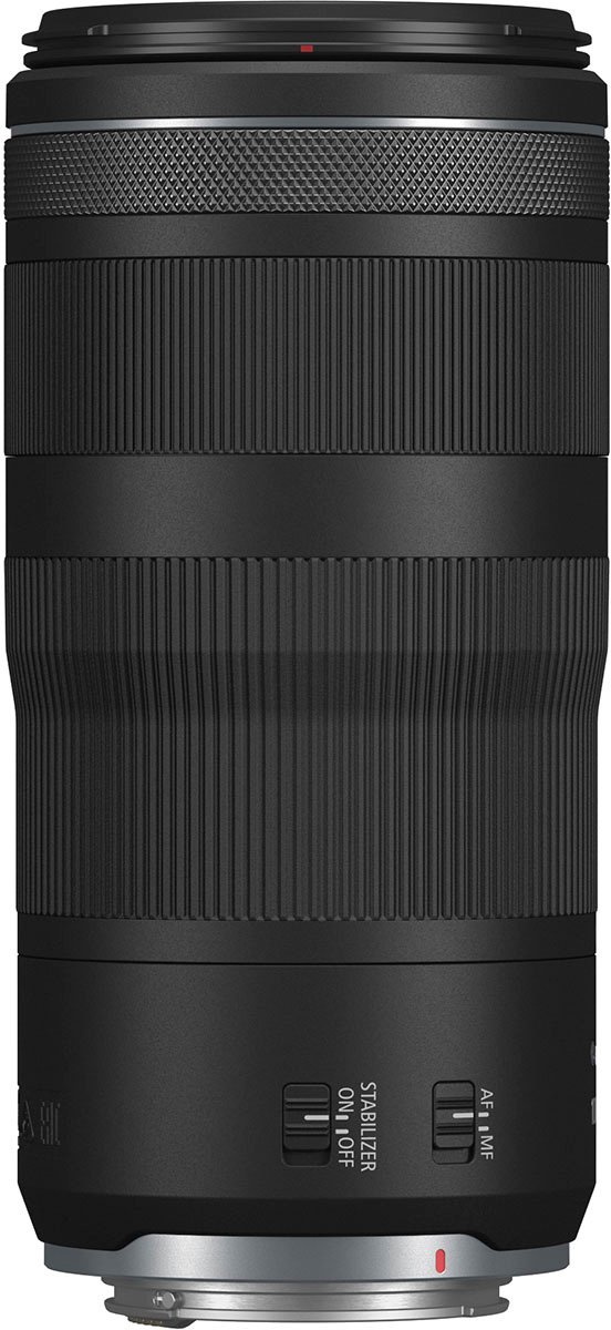 Canon - RF100-400mm F5.6-I IS USM Telephoto Zoom Lens for EOS R-Series Cameras - Black-Black