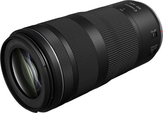 Canon - RF100-400mm F5.6-I IS USM Telephoto Zoom Lens for EOS R-Series Cameras - Black-Black