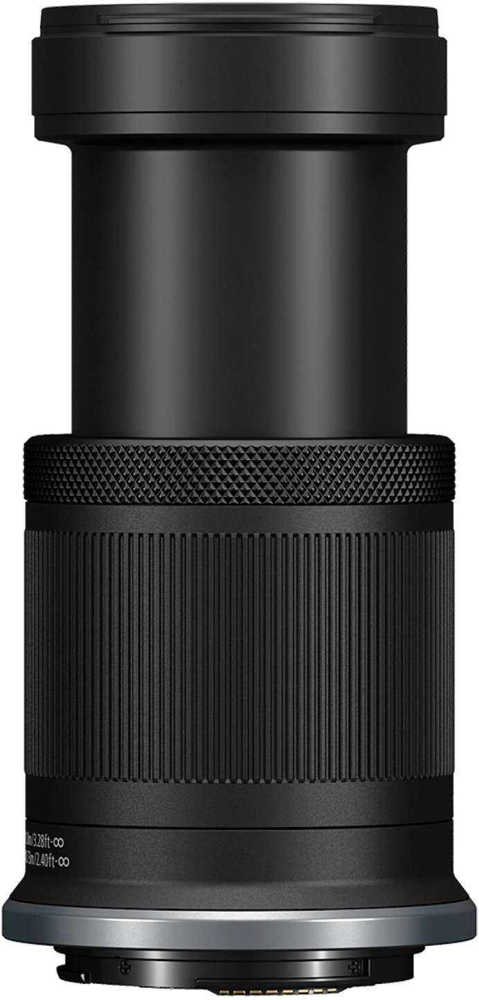 Canon - RF-S55-210mm F5-7.1 IS STM Telephoto Zoom Lensfor EOS R-Series Cameras - Black-Black