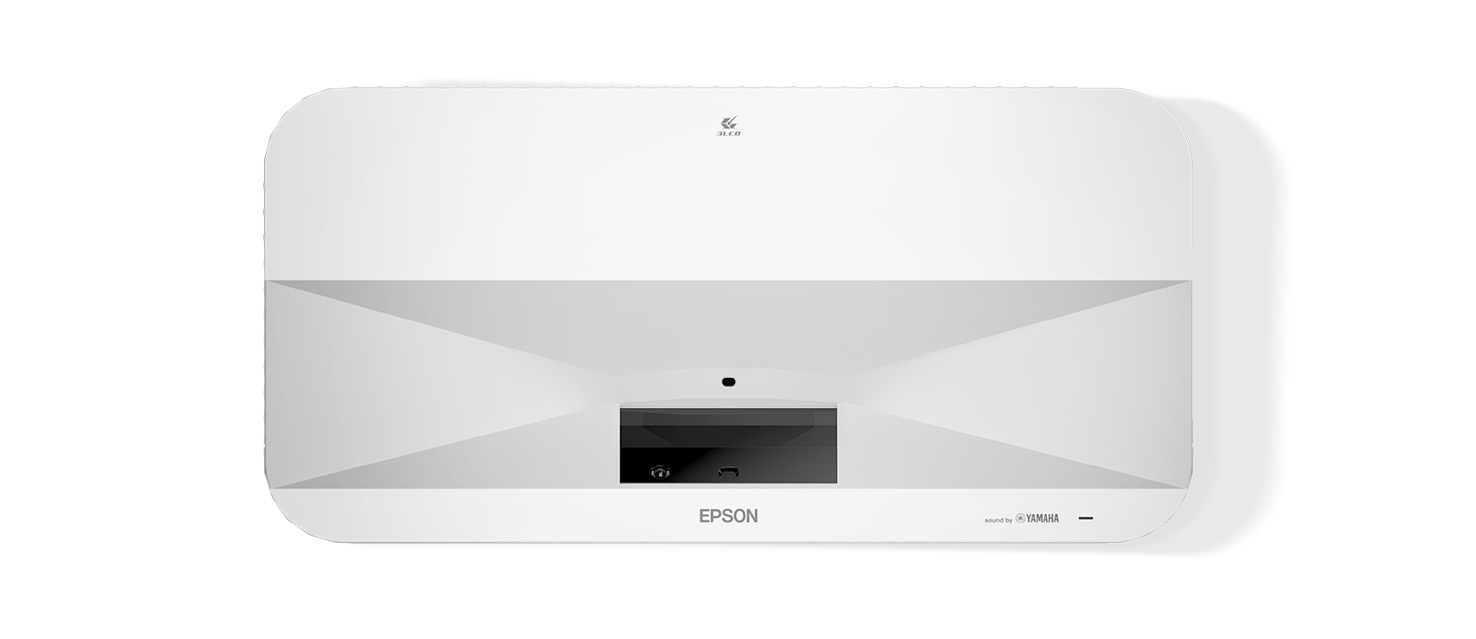 Epson - LS800 4K PRO-UHD Ultra Short Throw 3-Chip 3LCD Laser Projector, 4000 Lumens, HDR, up to150", Android TV, Yamaha Speakers - White-White