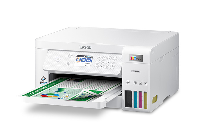 Epson - EcoTank ET-3830 All-in-One Supertank Inkjet Printer - White