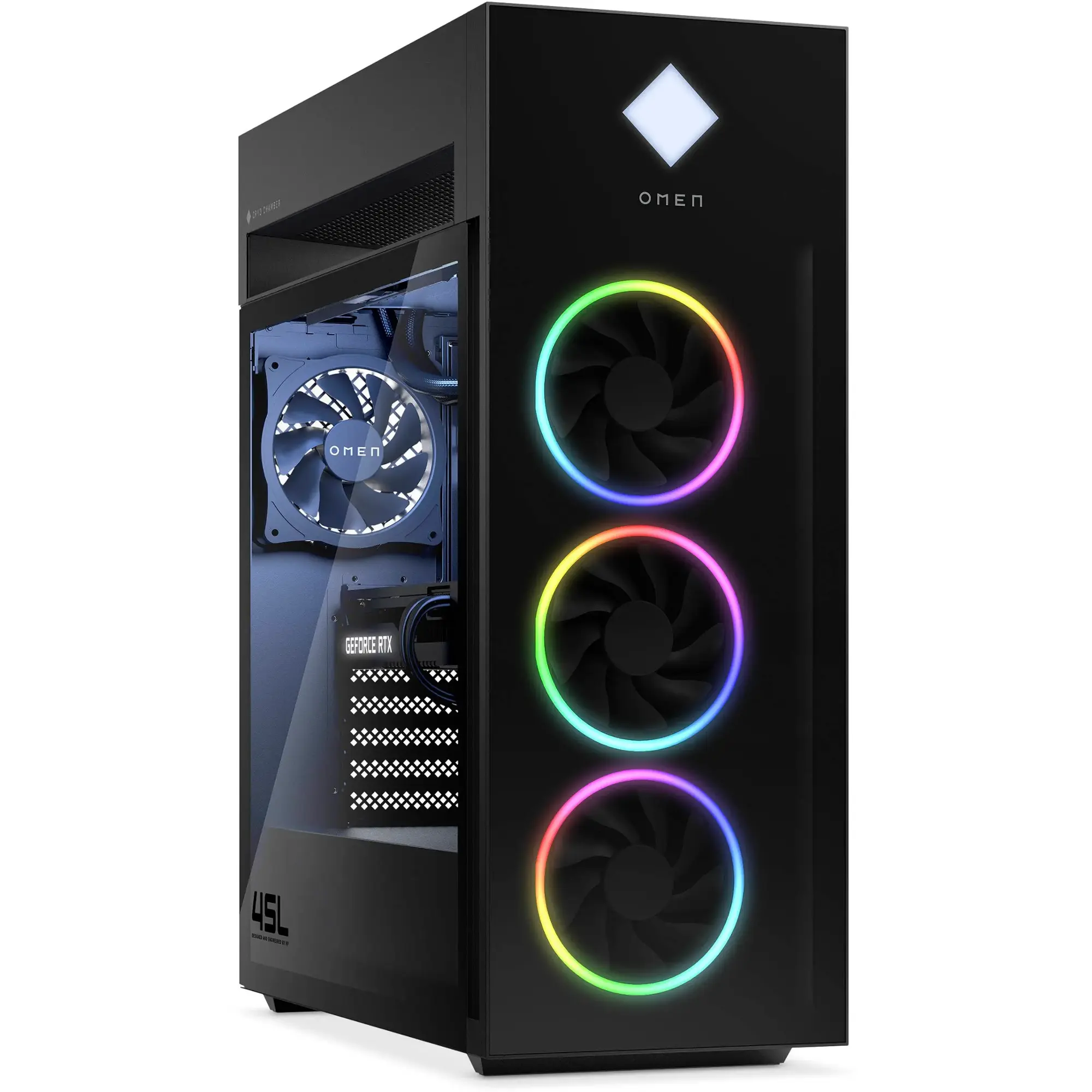 HP - Gaming Desktop - Intel Core i9-14900K - 64GB Memory - NVIDIA GeForce RTX 4090 24 GB - 1TB SSD - Black