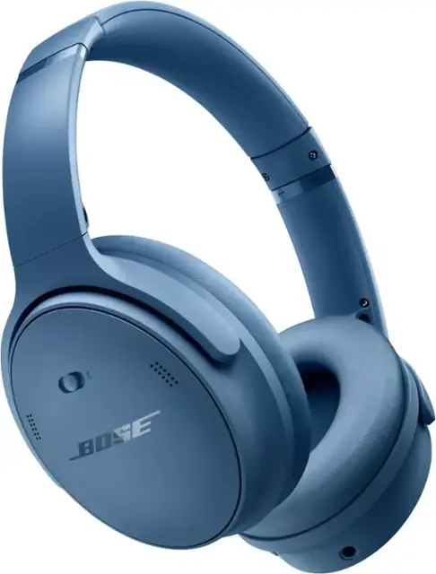 Bose - QuietComfort Wireless Noise Cancelling Over-the-Ear Headphones - Blue Dusk-Blue Dusk