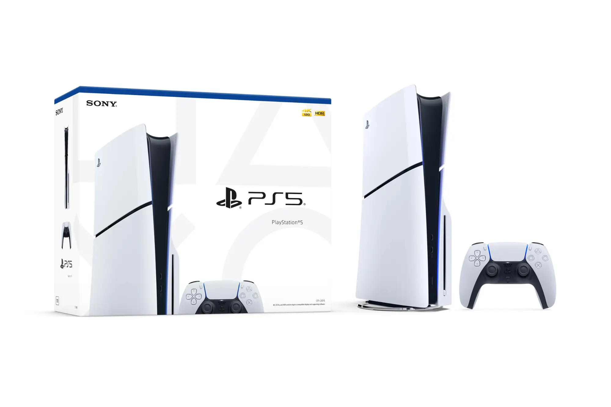 Sony - PlayStation 5 Slim Console - White-White