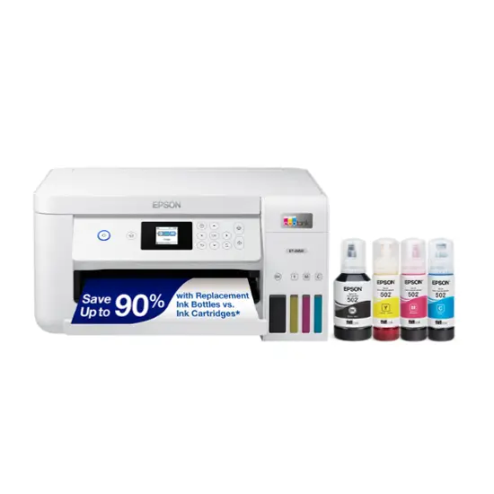 Epson - EcoTank ET-2850 All-in-One Cartridge-Free Supertank Printer (Refurbished) - White-White