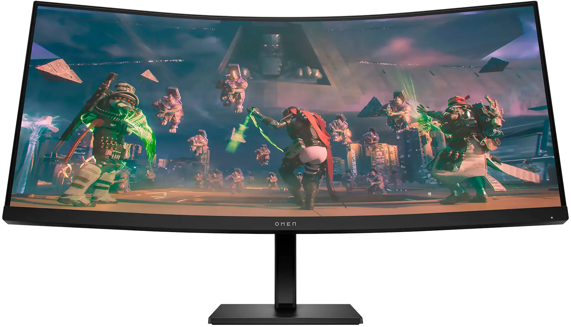 HP OMEN - 34" IPS LED Curved QHD 165Hz Free Sync Gaming Monitor with HDR (DisplayPort, HDMI, Audio Jack)