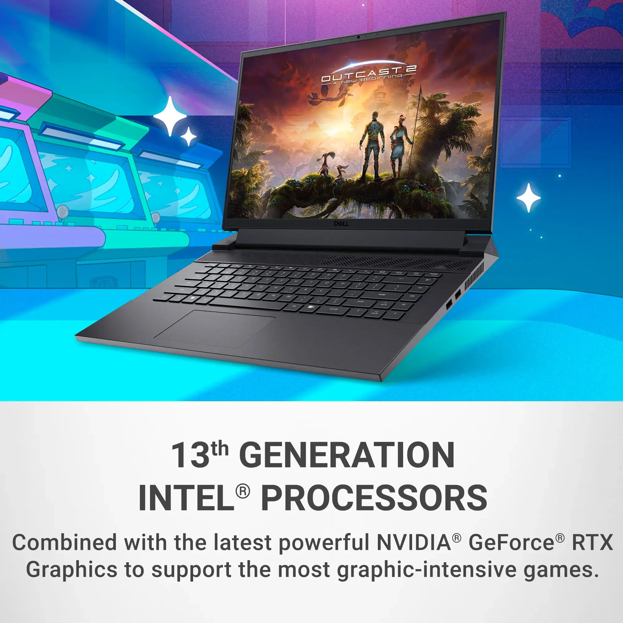 Dell - 16" 13th Generation Gaming Laptop - Intel Core i9 - NVIDIA - GeForce RTX 4060 - 8GB - 32GB Memory - 1TB SSD - Metallic Nightshade