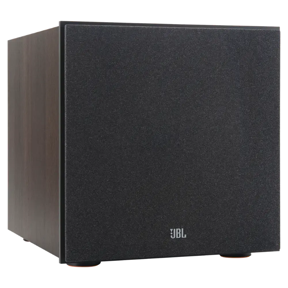 JBL - Stage 200P 10-Inch Powered Subwoofer - Espresso