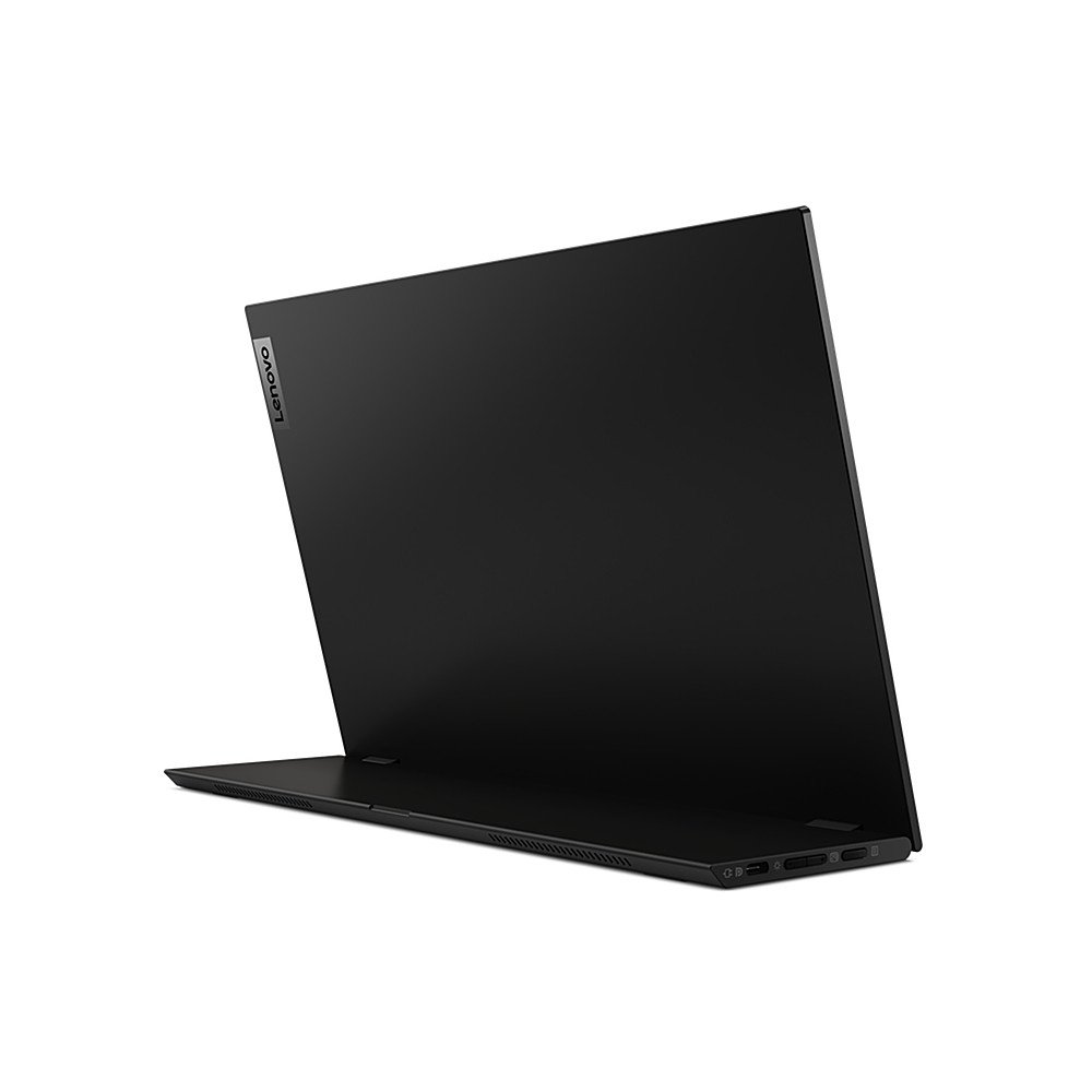 Lenovo - ThinkVision M14t 14" LED Mobile Monitor with Touch Screen - 16:9 - 14" Class - 1920 x 1080 - Full HD - Black-Black