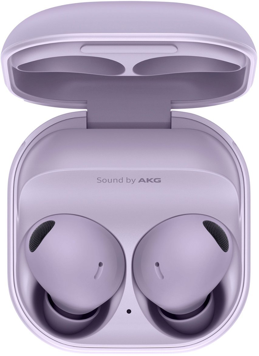 Samsung - Galaxy Buds2 Pro True Wireless Earbud Headphones - Bora Purple-Bora Purple