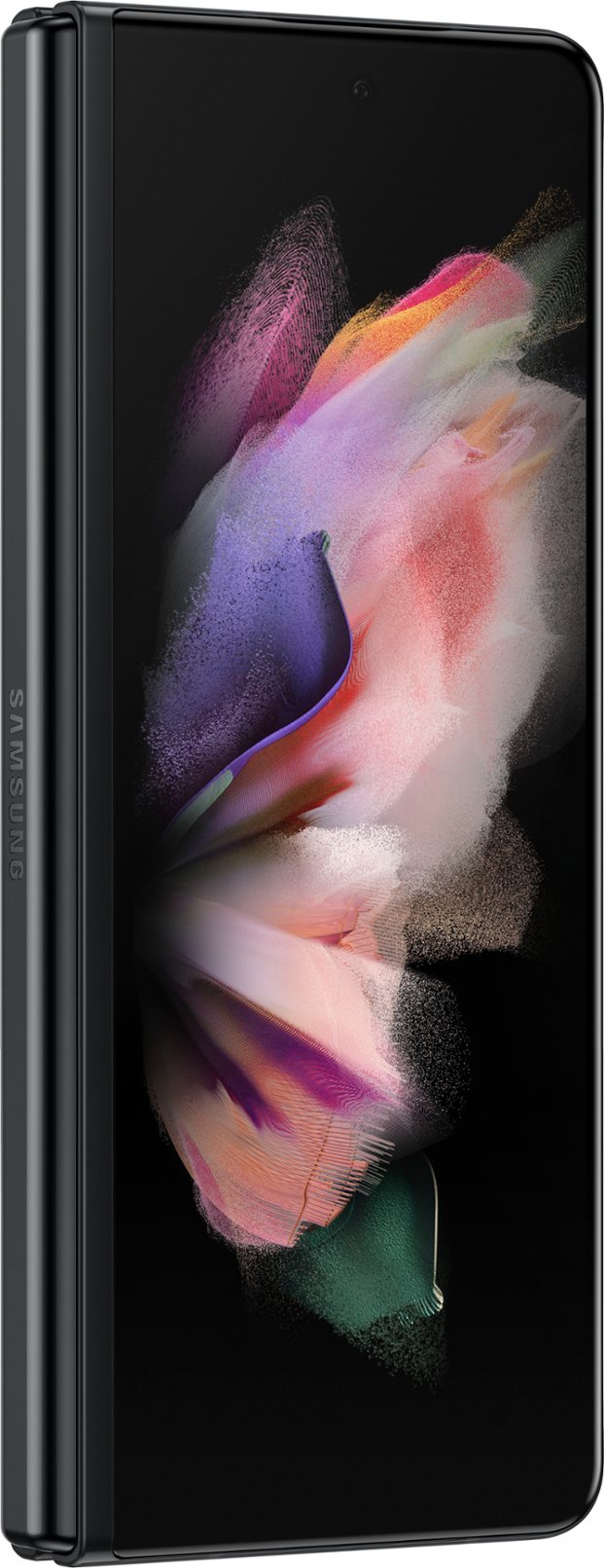 Samsung - Geek Squad Certified Refurbished Galaxy Z Fold3 5G 512GB (Unlocked) - Phantom Black-12 GB Memory-512 GB-Phantom Black